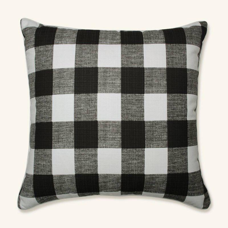 Pillow Perfect Anderson Plaid Indoor/Outdoor Reversible Throw Pillow