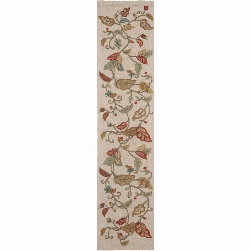 Martha Stewart Autumn Woods - MSR3611 - Indoor Hand Tufted Runners - Persimmon Red - 2'3"x10'
