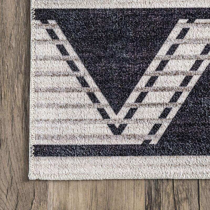 Nuloom Evia Stripes Machine Washable Indoor Area Rug