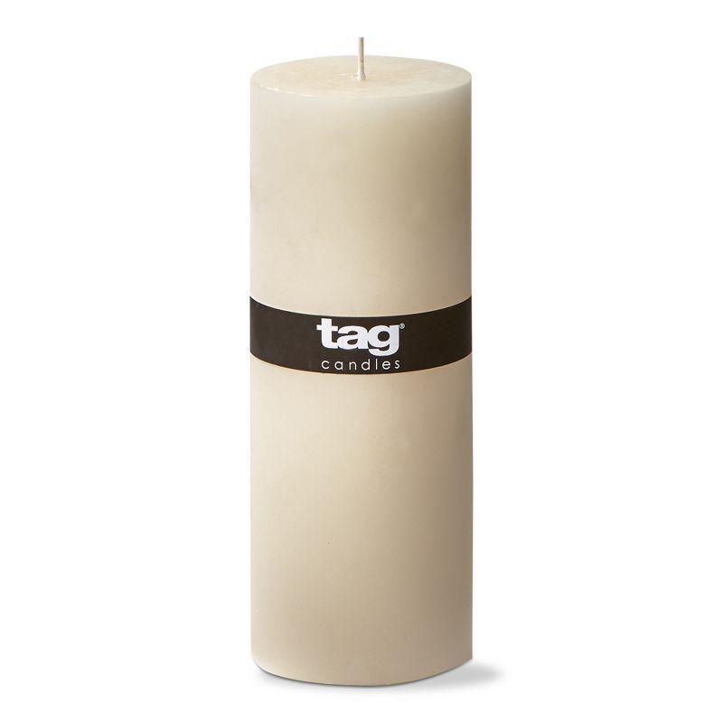 Ivory Dripless Paraffin Wax Pillar Candle