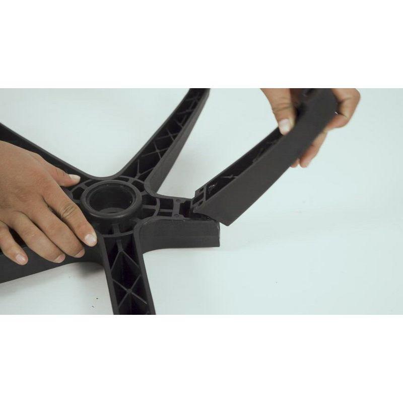 FDW Home Office Chair Mid-Back Mesh Computer Chair Lumbar Support Comfortable Executive Adjustable Chair with Armrests,Pink