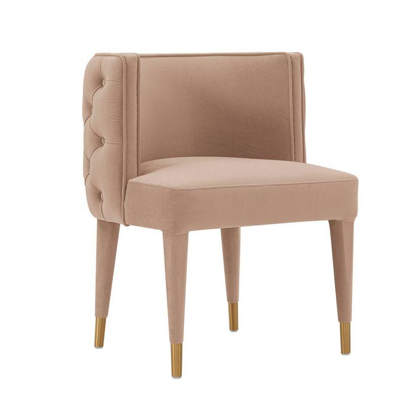 Maya Modern Tufted Velvet Upholstered Dining Chair - Manhattan Comfort