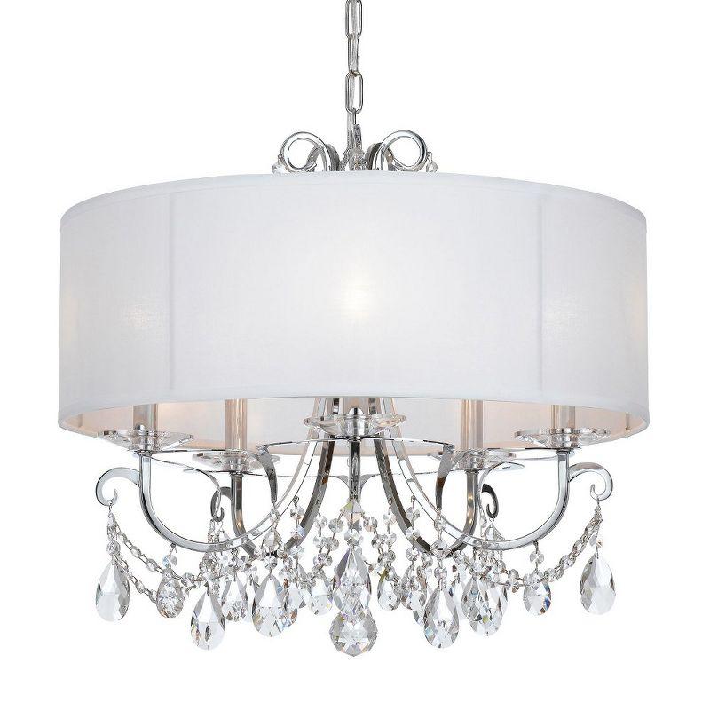 Crystorama Lighting Othello 5 - Light Chandelier in  Polished Chrome