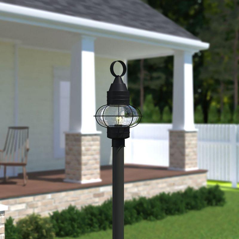 Vaxcel Chatham 1 - Light Post Light in  Textured Black