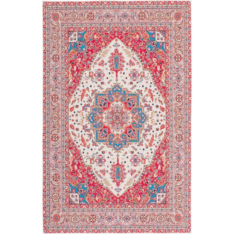 Bungalow Rose Tucson Performance Machine Washable Oriental Rug