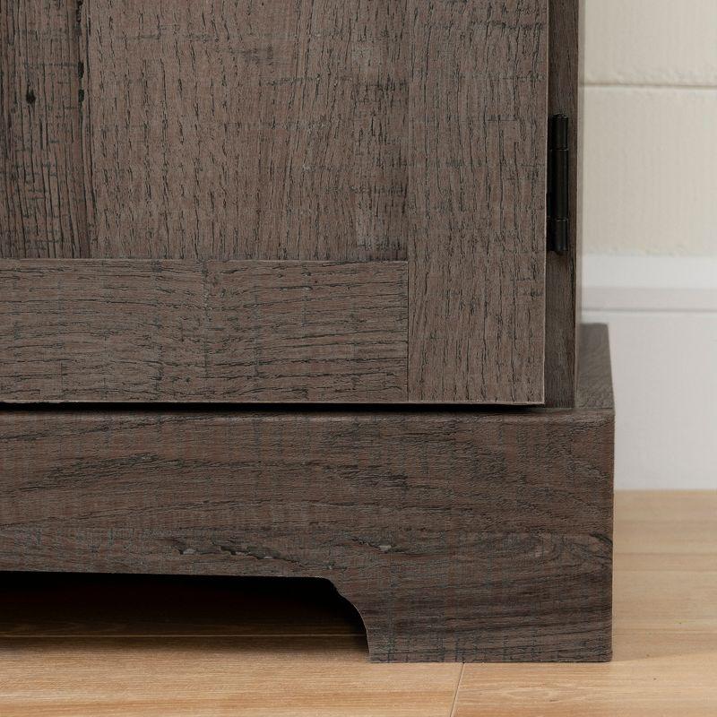 Fall Oak Cottage Combo 5-Drawer Door Chest