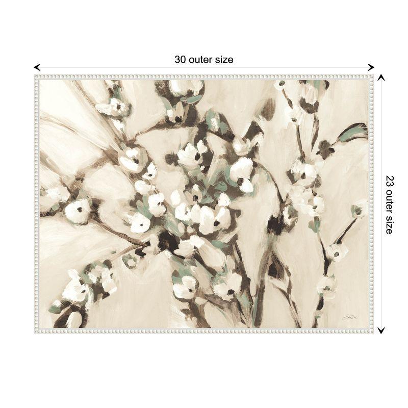 Amanti Art Wild Floral Branches Neutral by Katrina Pete Canvas Wall Art Print Framed 30 x 23-in.