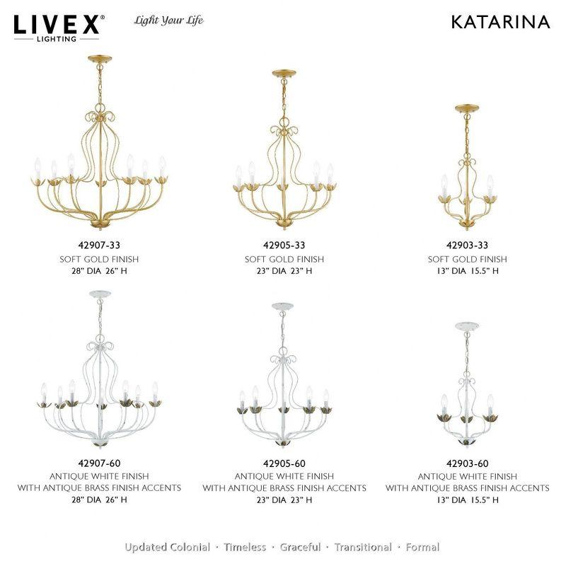 Mallory 5 - Light Dimmable Chandelier