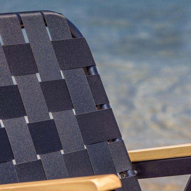 GoSports GoSports Outdoors WOVN Premium Beach & Camping Chair - Folding Backpack Chair for Adults