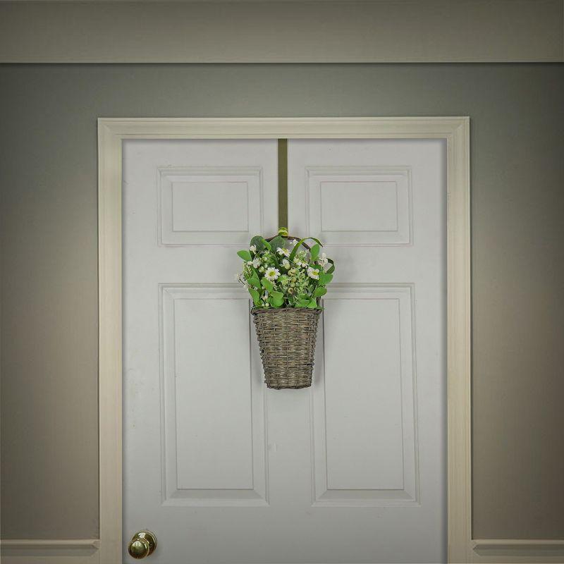 The Holiday Aisle® 18" Daisies and Berries Wall Basket