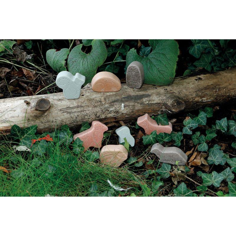 Yellow Door Little Lands – Woodland, Set of 8 Stone Figures