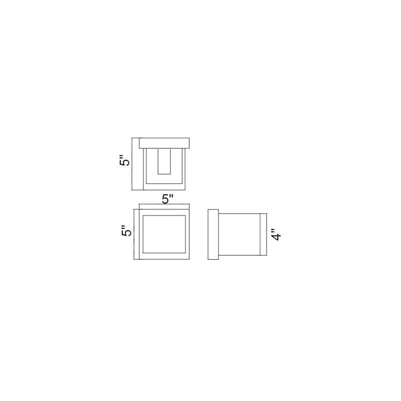 CWI Lighting Lilliana LED Wall Sconce With Black Finish