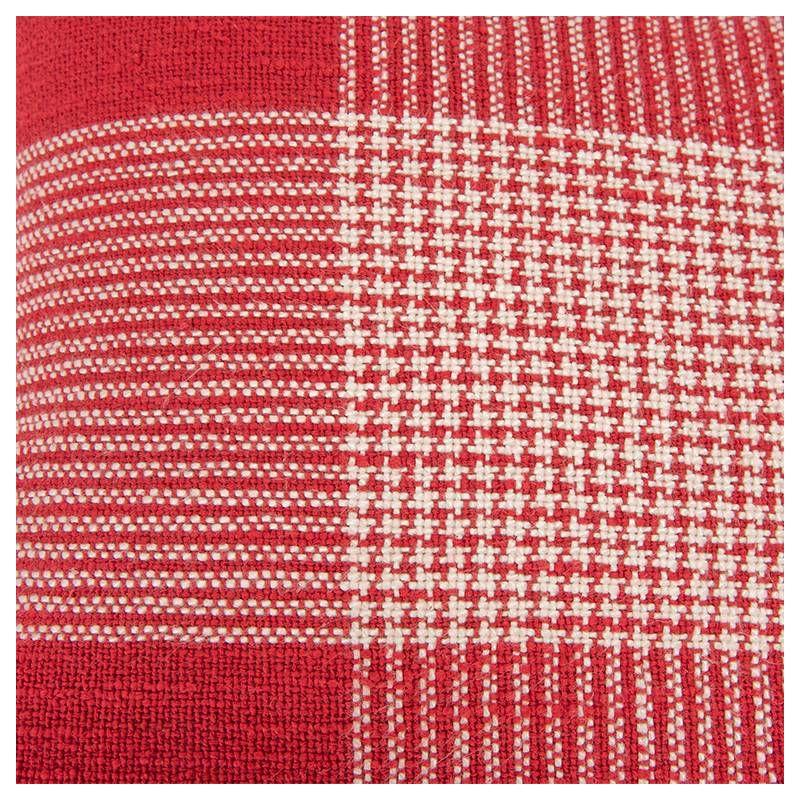 20"x20" Oversize Plaid Poly Filled Square Throw Pillow - Rizzy Home