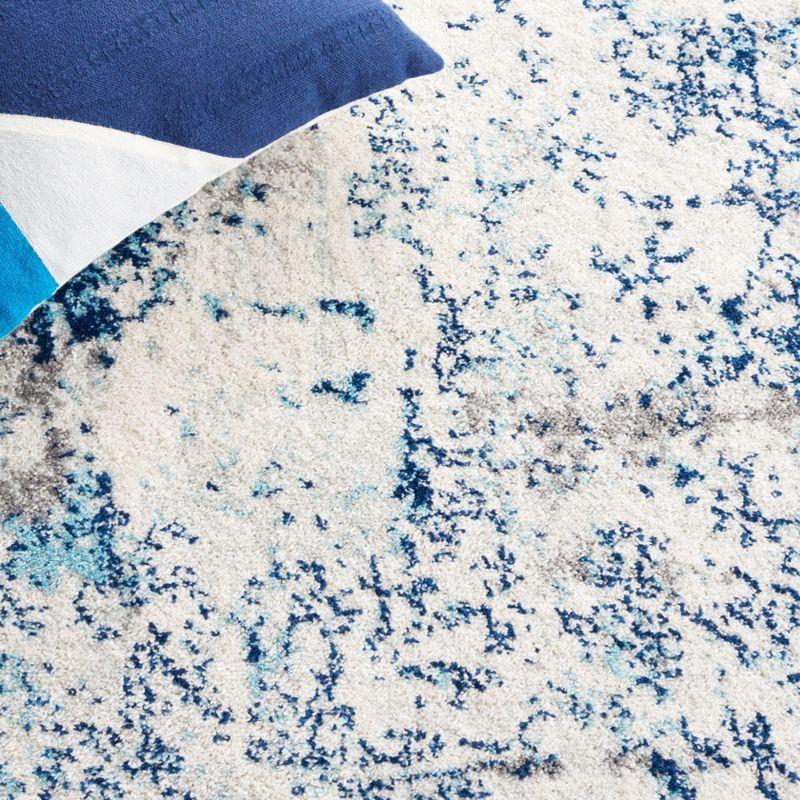 Tulum TUL284 Power Loomed Area Rug - Ivory/Blue - 5'3"x7'6" - Safavieh.