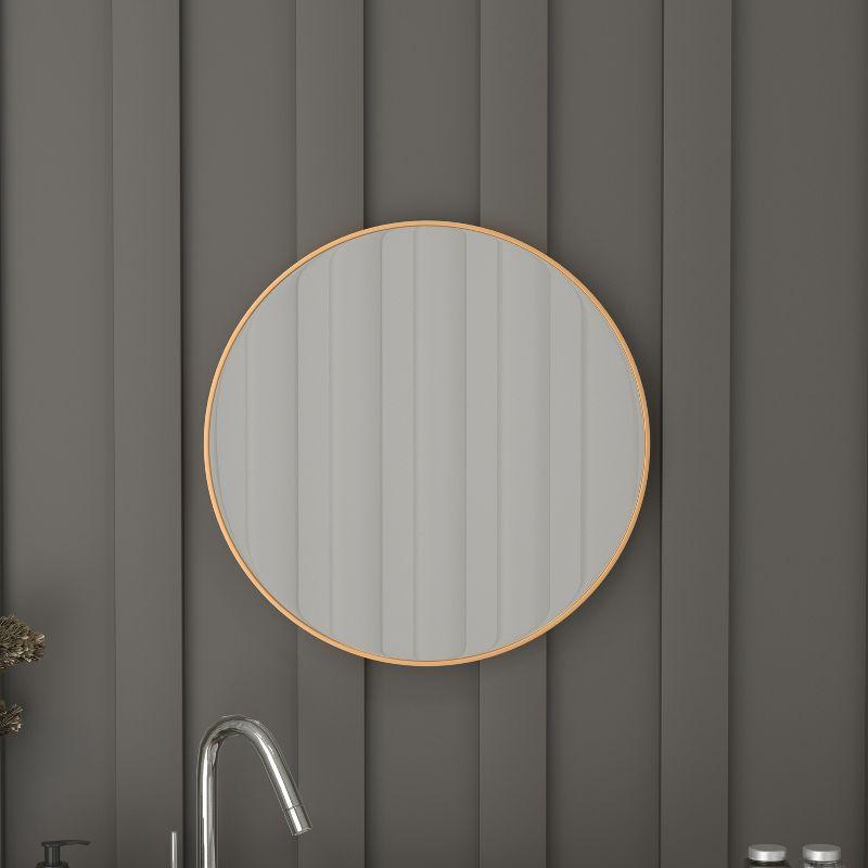 Merrick Lane Monaco Accent Mirror for Bathroom, Vanity, Entryway, Dining Room, & Living Room