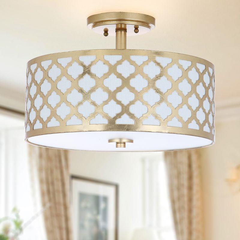 Kora Flush Mount - FLU4000 - Gold - Safavieh