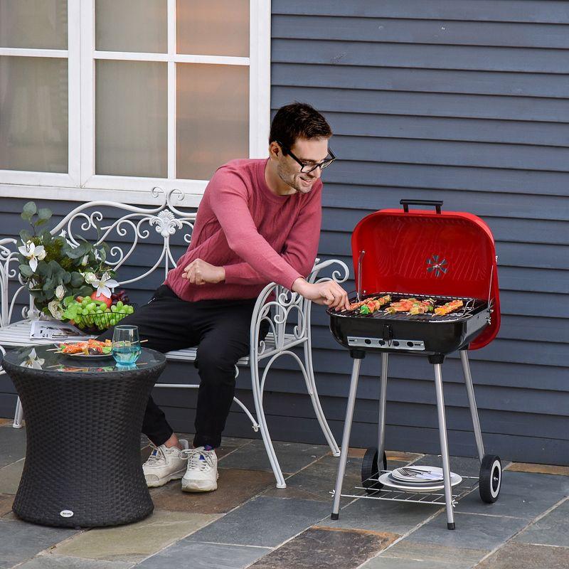 Outsunny 18.75'' W Charcoal Grill