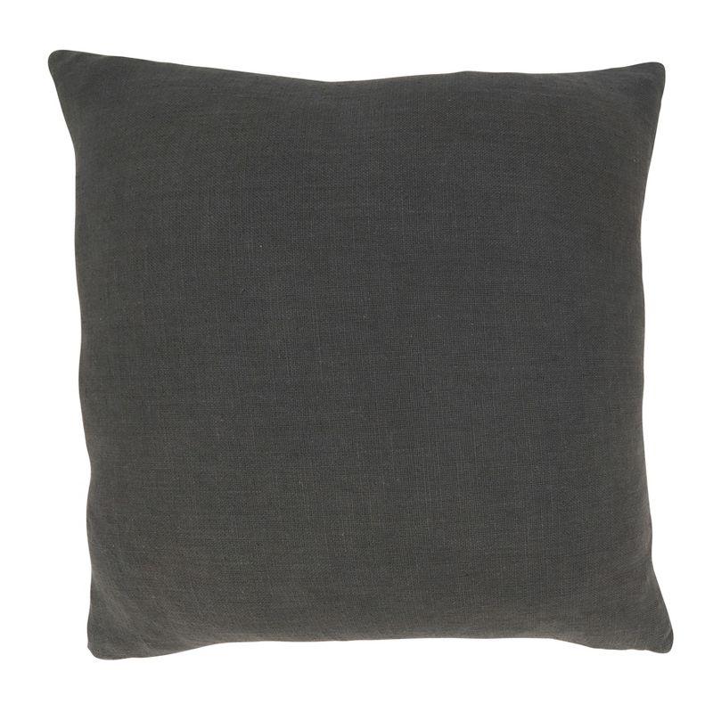 Saro Geo Block Collection Cotton Throw Pillow