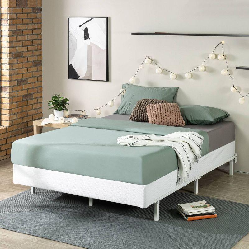 Twin 7" Metal Smart BoxSpring Mattress Base with Quick Assembly Purple - Zinus