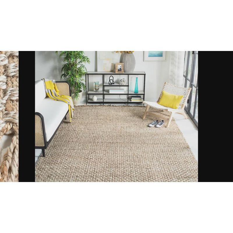 Seiber Handmade Flatweave Jute Cream Area Rug