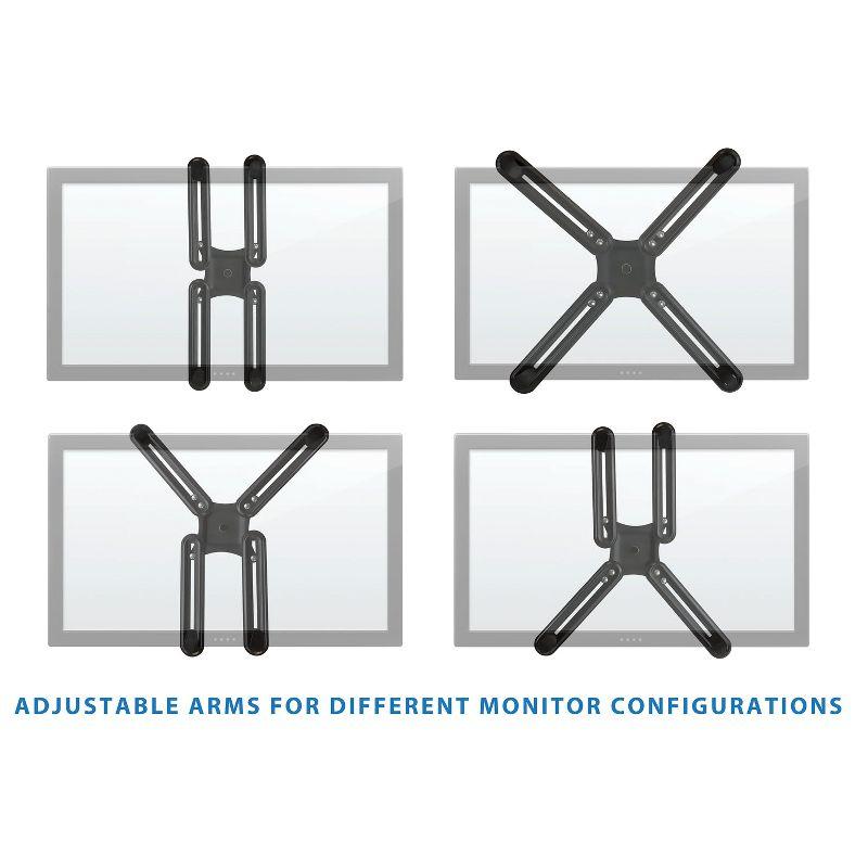 Mount-It! VESA Mount Adapter Mounting Kit for Non-VESA HP ACER Samsung DELL Asus Monitors 13" to 27"