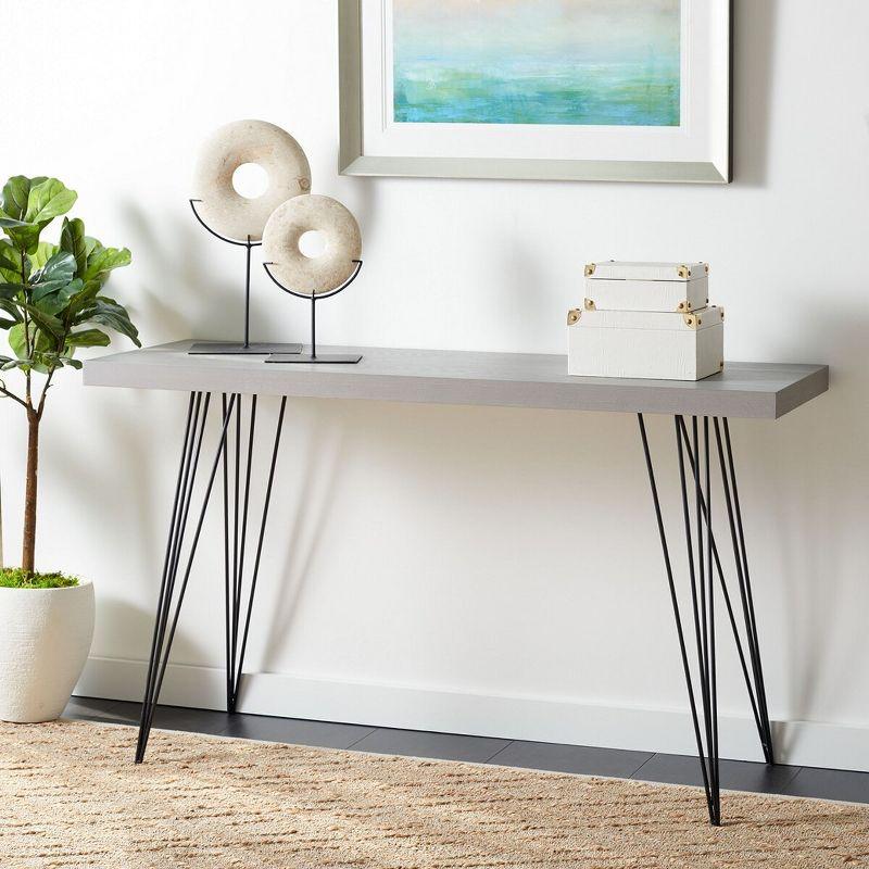 Wolcott Retro Mid Century Lacquer Console Table  - Safavieh