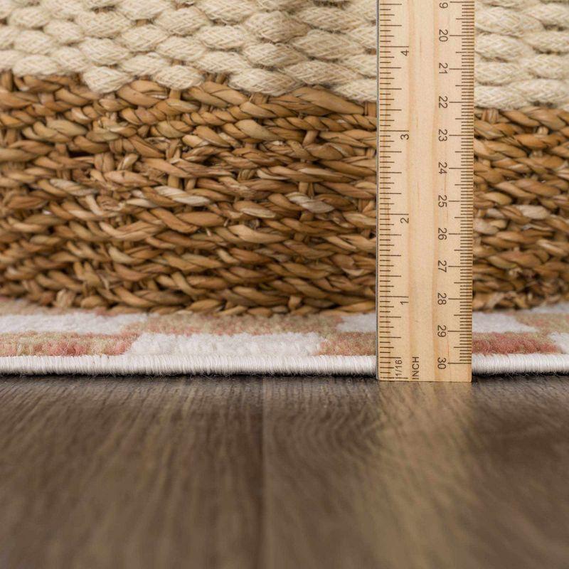 Hauteloom Rectangle Area Rug   Cream