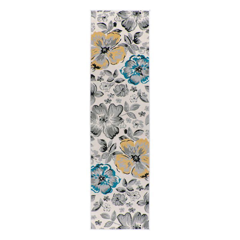 World Rug Gallery Modern Floral Desing Area Rug