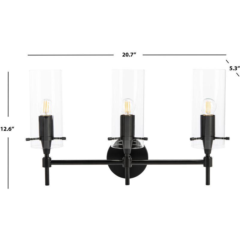 Norala Vanity Sconce - SCN5001 - Black - Safavieh