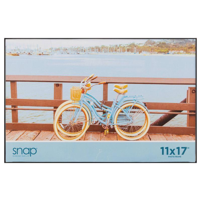 Snap 11" x 17" Black Poster Picture Frame - 4 Frames