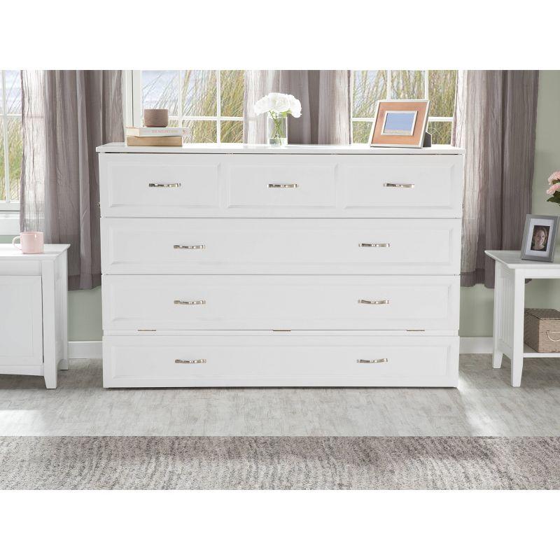 Queen Deerfield Murphy Bed Chest - AFI