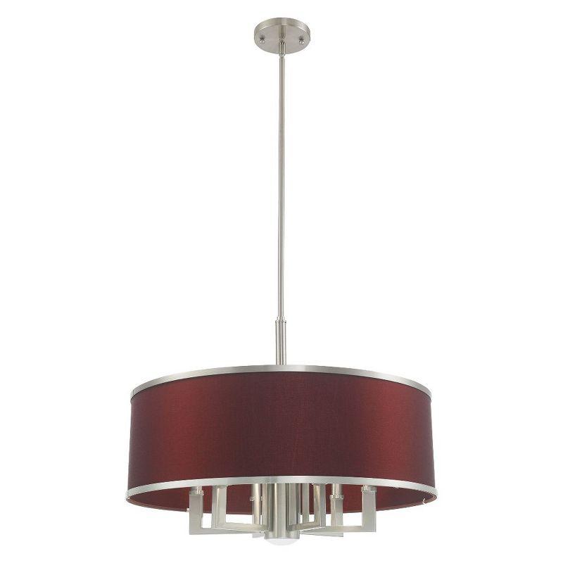 Livex Lighting Park Ridge 6 - Light Chandelier in  Brushed Nickel