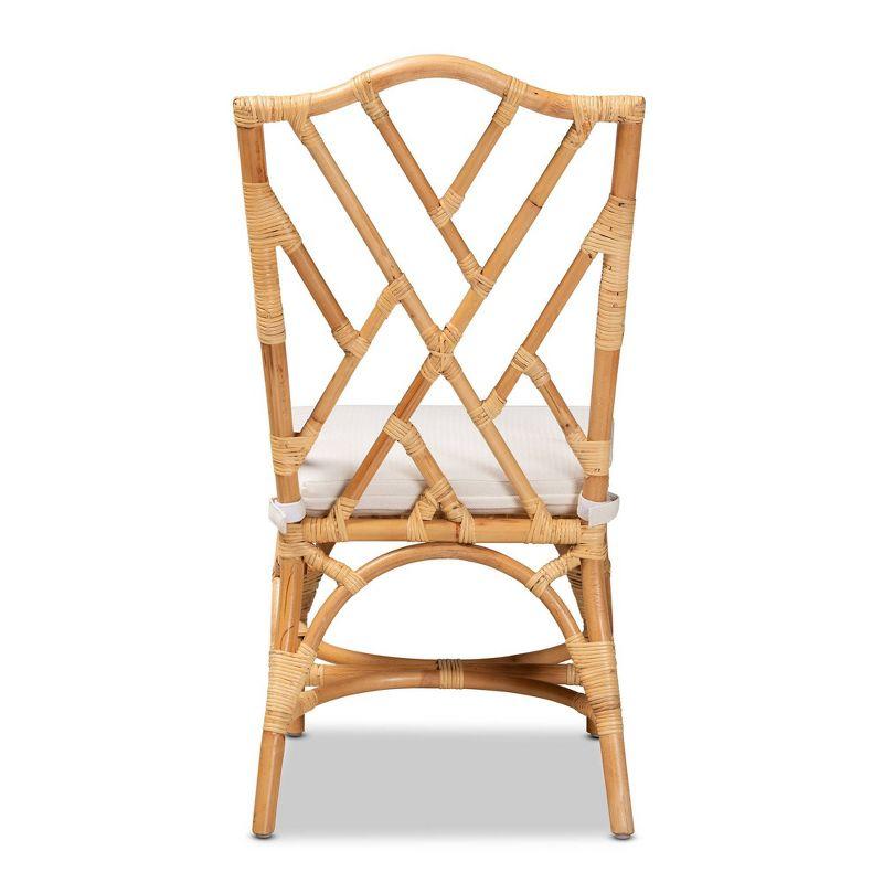 Sonia Rattan Chair Natural/White - bali & pari