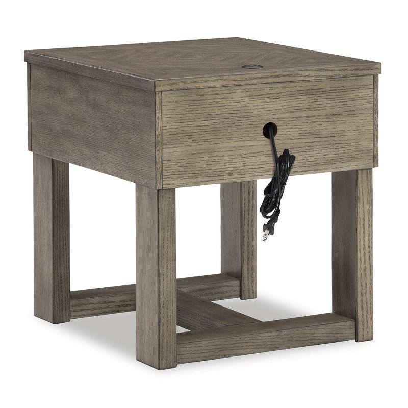 Keithen End Table with Storage