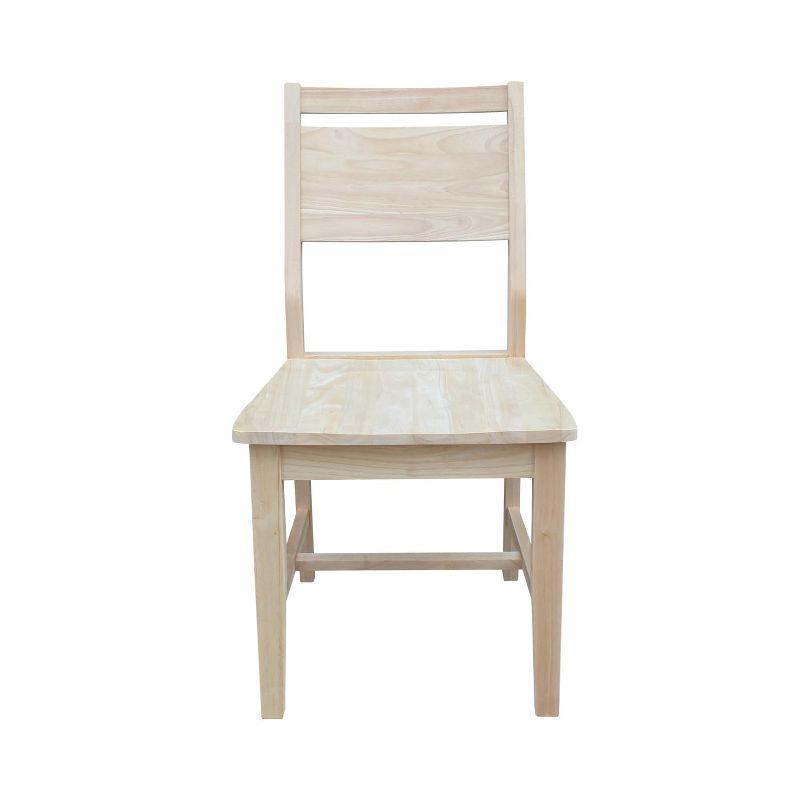 International Concepts Set of Two Aspen Panel Chairs