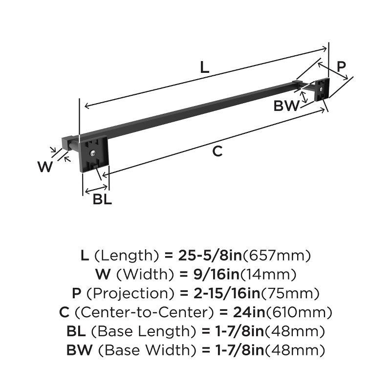 Appoint 25.87" Wall Mounted Towel Bar