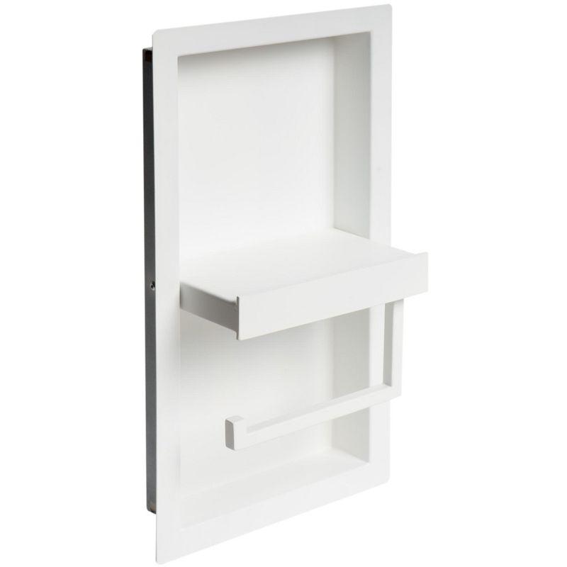 PVD Stainless Steel Recessed Toilet Paper Holder / Bathroom Niche