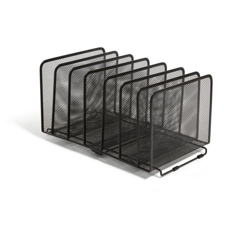 TRU RED 7 Compartment Wire Mesh File Organizer TR57560-CC