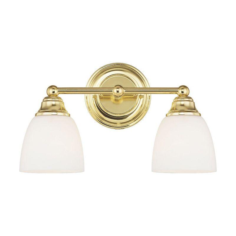 Livex Lighting Somerville 2 - Light Vanity in  Polished Brass