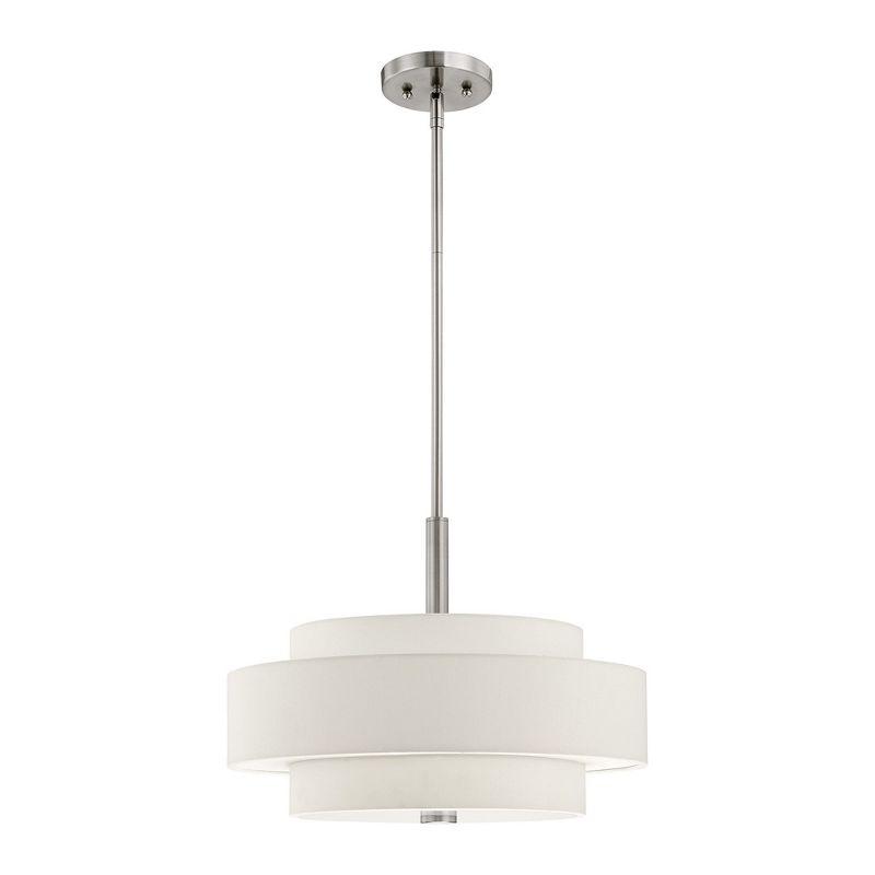 Livex Lighting Meridian 4 - Light Pendant in  Brushed Nickel