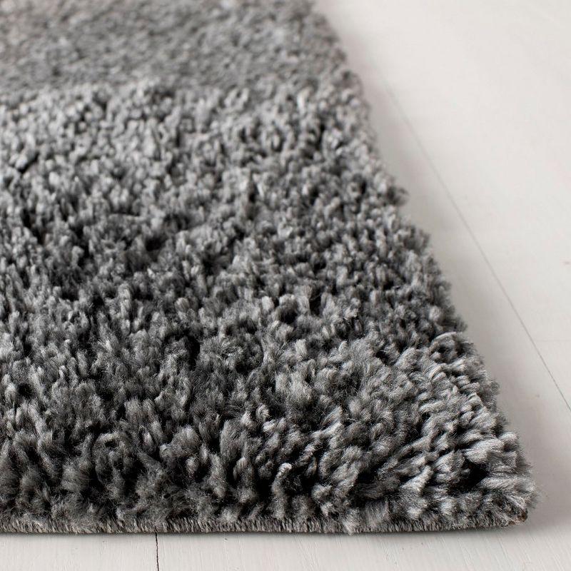 August Shag 900 AUG900 Power Loomed Indoor Area Rug - Grey - 5'3"x7'6" - Safavieh