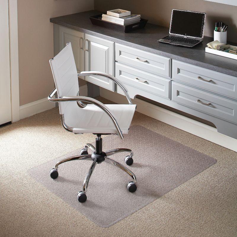 Jackson Carpet Chair Mat with Scuff and Slip Resistant Textured Top