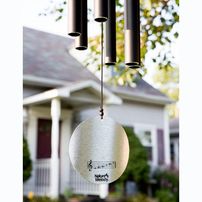 Forest Green 42" Aluminum Outdoor Wind Chimes with 6 Tubes