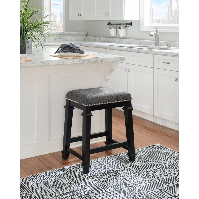 Kennedy Backless Counter Height Barstool Wood - Linon