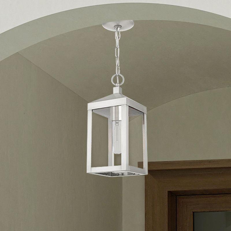Livex Lighting Nyack 1 - Light Pendant in  Brushed Nickel