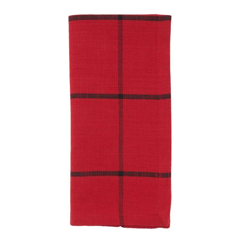 Hester Cotton Plaid Square Napkin (Set of 4)