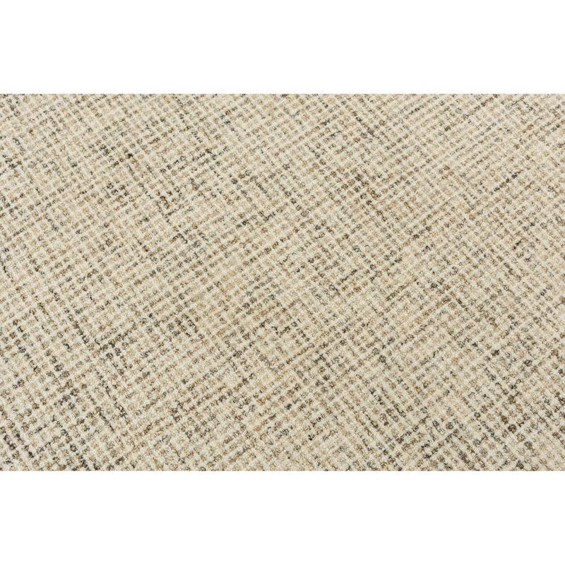 Kenyon Handmade Tufted Wool Beige Rug