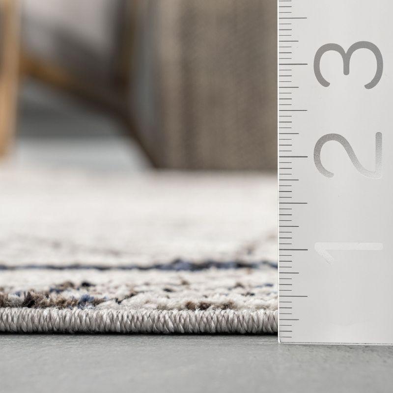 Nuloom Simone Global-Inspired Moroccan Cotton Blend Indoor Area Rug - Beige 5x7