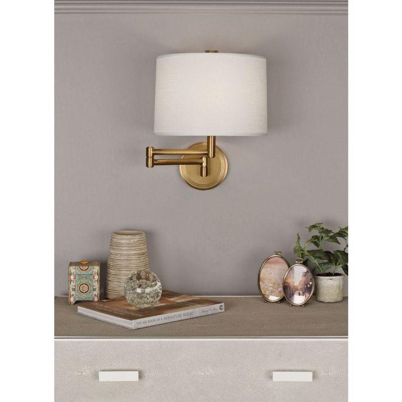 Robert Abbey Lighting Sofia - Light Swing Arm Lamp in  Deep Patina Bronze