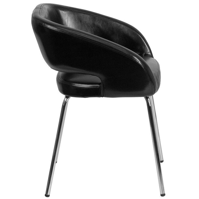 Flash Furniture Fusion Series Contemporary LeatherSoft Side Reception Chair with Chrome Legs